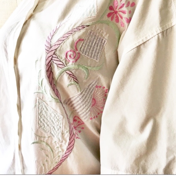💙 Next Move White Short Sleeve Shirt L - Picture 3 of 8